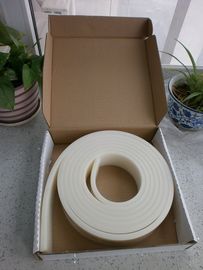 Chine élasticité en caoutchouc de blanc de polyuréthane de racle d'écran en soie de textiles de 20mm fournisseur
