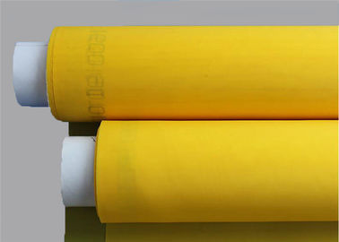 Chine Maille jaune d'impression d'écran de monofilament de 100%, maille de tissu d'écran fournisseur