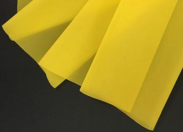 Chine Maille de tissu d'impression de maille de tamis 200 du jaune, maille d'écran en soie de 50m fournisseur