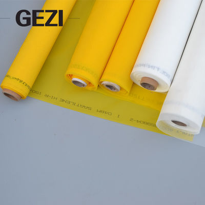 Chine Écran fait sur commande professionnel de polyester des prix favorables blancs jaunes industriels imprimant la maille fournisseur