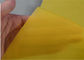Maille jaune blanche d'impression d'écran de polyester, maille de tissu d'écran en soie d'armure toile fournisseur