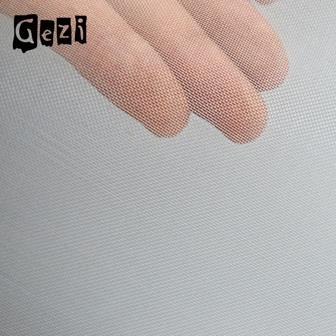 Maille flexible d'impression de polyester d'armure toile pour la longueur faite sur commande de largeur de T-shirt