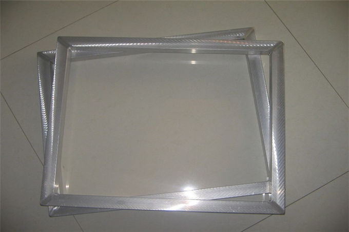 L'alliage d'aluminium de cadres d'impression d'écran argenté a adapté la taille aux besoins du client 0 - 30N