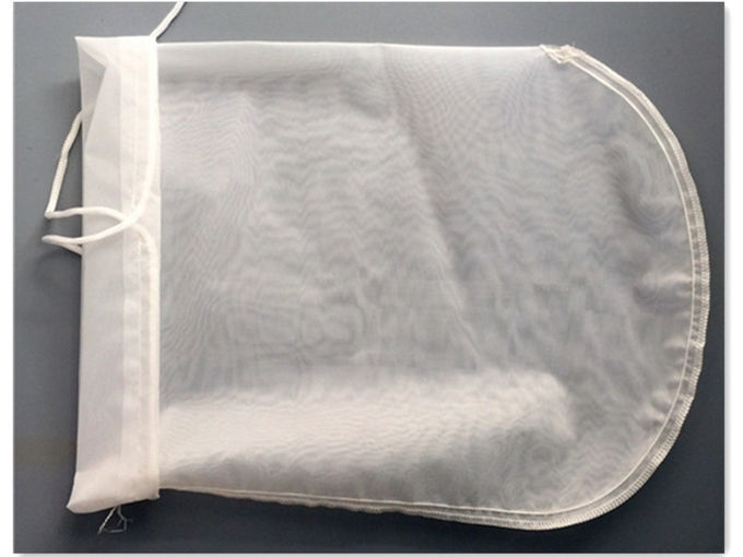 Sachet filtre du sachet filtre 9*12 de maille du lait 200 d'écrou d'approbation de FDA de cordon en nylon de pouce