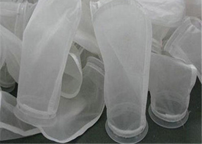 Le filtre liquide en nylon de sachet filtre de FDA cogne l'anneau en plastique 75 100 de 4 pouces maille de 150 microns