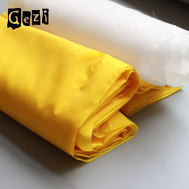 Chine maille jaune de tissu de l'écran 150t en soie, maille de monofilament de polyester d'impression de T-shirt fournisseur